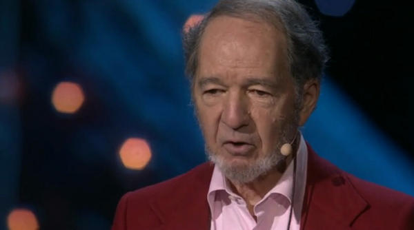 Jared Diamond on the TED stage in 2013