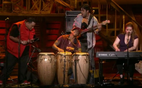 the pedrito martinez group on the TED stage