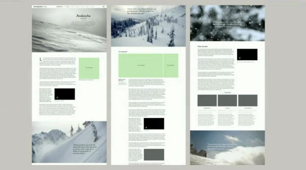 snowfall visualization project