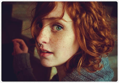 a beautiful redhead girl