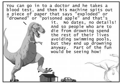 a panel from Dinosaur comics