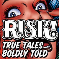 the illustration for the RISK podcast