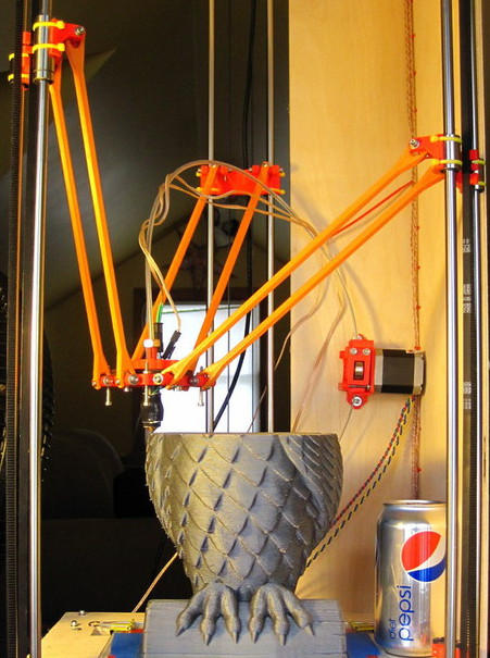 the Rostock 3D printer