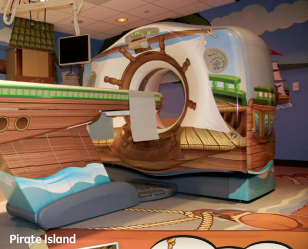 A MRI machine for kids