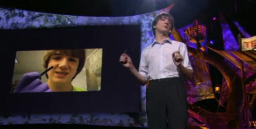 jack andraka on the TED stage