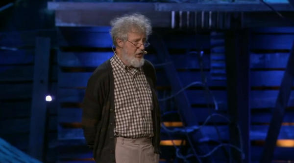 Jim Flynn on the TED stage in 2013