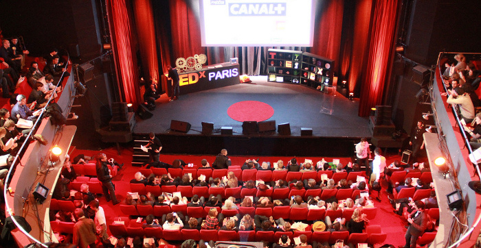 La scene de TEDx Paris