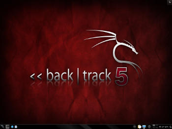 Le bureau de Backtrack 5