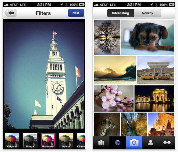 Flickr new app for iOs