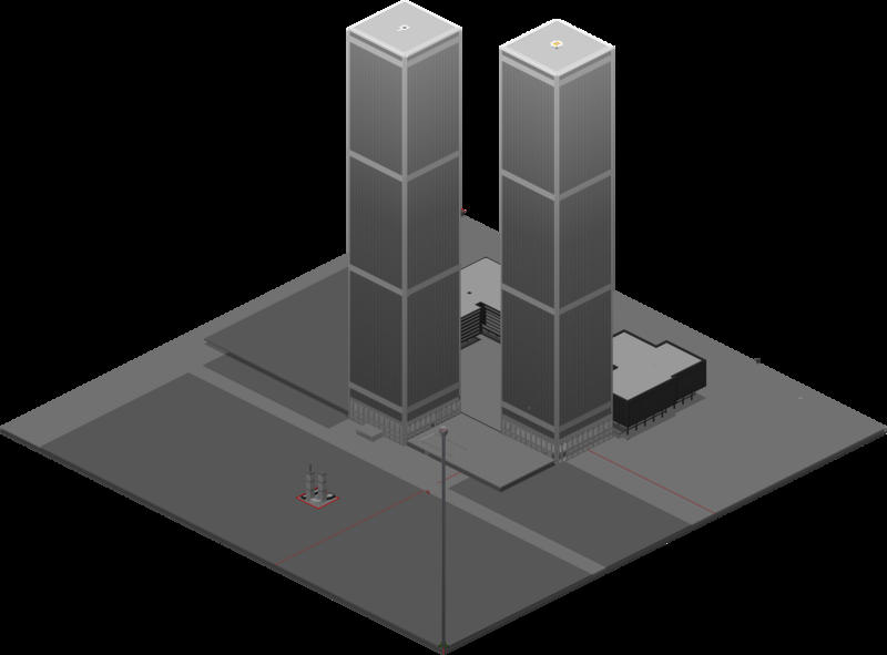 la carte du world trade center dans minecraft