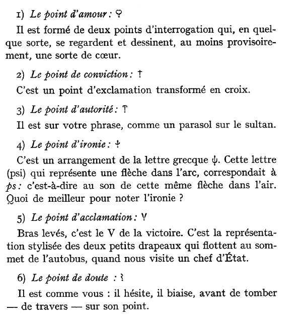 les nouveaux signes de ponctuation d'Hervé Bazin