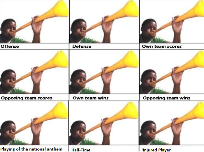 le guide de la vuvuzela